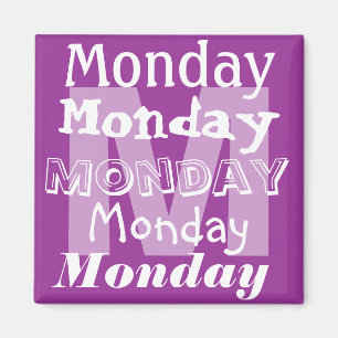 Maandag BedrijfsDag van de week Magnet