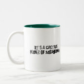 Maandag Cactus Tweekleurige Koffiemok (Links)