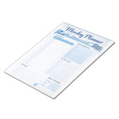 Maandag Dagelijkse Planner Printbaar Notitieblok (Schuin)