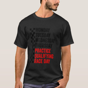 Maandag Dinsdag Donderdag Training Kwalificatie We T-shirt