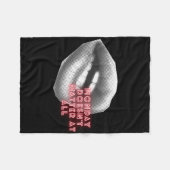 Maandag doet het helemaal niet ~ Kylie Minogue Fan Fleece Deken (Voorkant (Horizontaal))