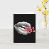 Maandag doet het helemaal niet ~ Kylie Minogue Fan Kaart (Gele Bloem)