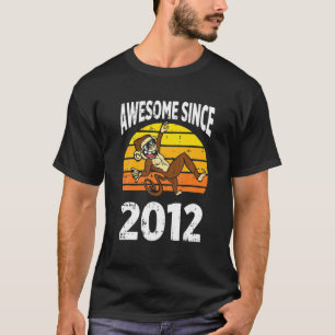 Maandag Geweldige sinds 2012 10e verjaardag 10 jaa T-shirt