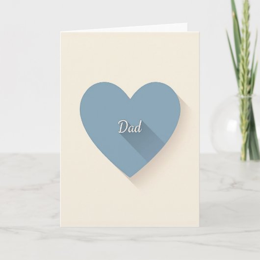 Maandag Hart Dag kaart met Maargriet vader (Voorkant)