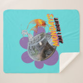 Maandag, heb ik gelijk? sherpa deken (Voorkant (horizontaal))