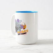 Maandag, heb ik gelijk? tweekleurige koffiemok (Voorkant links)