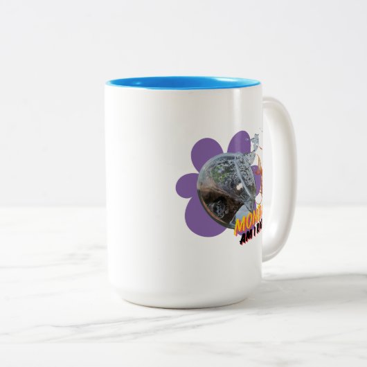 Maandag, heb ik gelijk? tweekleurige koffiemok (Voorkant rechts)