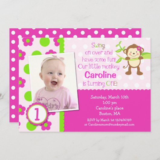 Maandag in de Mod Monkey Kaart (Voorkant / Achterkant)