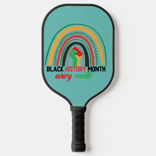 Maandag in de zwarte geschiedenis van elke maand P Pickleball Paddle (Voorkant)