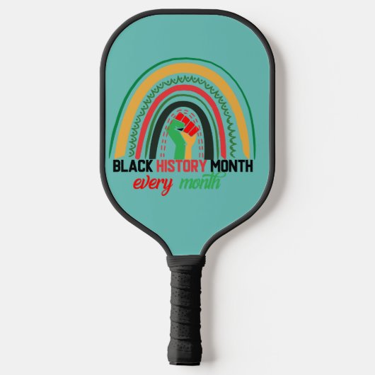 Maandag in de zwarte geschiedenis van elke maand P Pickleball Paddle (Achterkant)