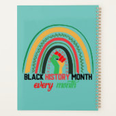 Maandag in de zwarte geschiedenis van elke maand P Planner (Achterkant)