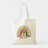 Maandag in de zwarte geschiedenis van elke maand P Tote Bag (Achterkant)