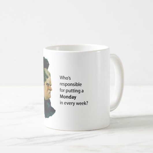 Maandag in elke week Mok (Voorkant rechts)