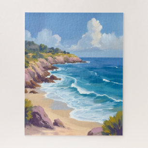 Maandag in Malibu   Strand Kliffen CA Reizen  Legpuzzel