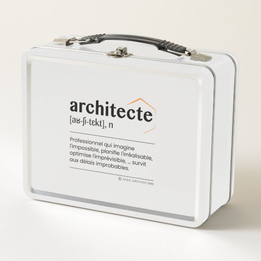 Maandag in metaal Architect (Voorkant)