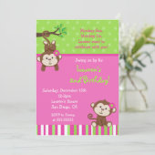 Maandag in Mod Monkey Kaart (Staand voorkant)