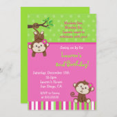 Maandag in Mod Monkey Kaart (Voorkant / Achterkant)