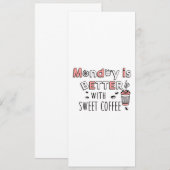 Maandag is beter met zoete koffie aankondiging (Voorkant / Achterkant)
