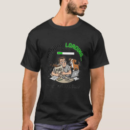 Maandag laden Honden Vader Koffie Humor Grappig Ka T-shirt