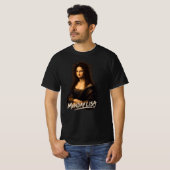 Maandag Lisa Grappige Renaissance Kunst T-shirt (Voorkant volledig)