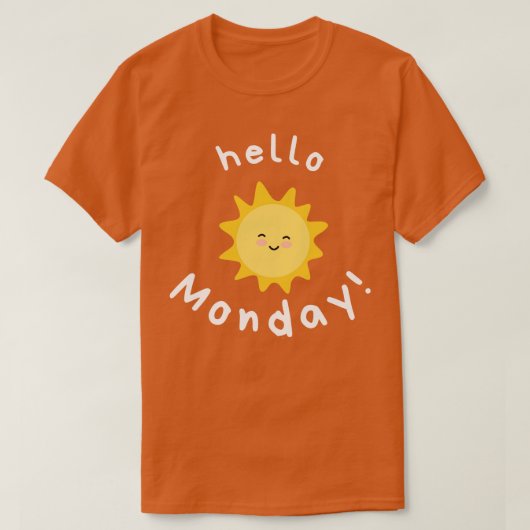 Maandag Maandag T-shirt (Design voorkant)