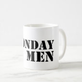 Maandag Mannen logo mok (Voorkant rechts)