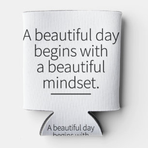 Maandag Mindset Motivation Inspirerend Art Blikjeskoeler