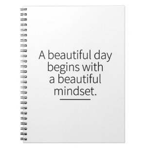 Maandag Mindset Motivation Inspirerend Art Notitieboek