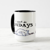 Maandag Mok kippen (Voorkant links)