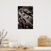 Maandag motorrijwiel poster (Keuken)