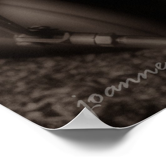 Maandag motorrijwiel poster (Hoek)