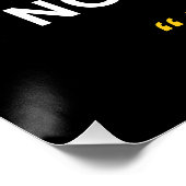 Maandag - Niet aanbevolen: Funny Clean Humor Perfect Poster (Hoek)