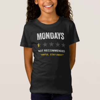 Maandag - Niet aanbevolen: Funny Clean Humor T-shirt