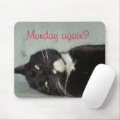 Maandag opnieuw? Mousepad Muismat (Met muis)