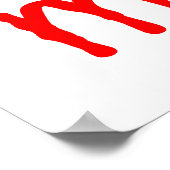 Maandag Poster Blauwte (Hoek)