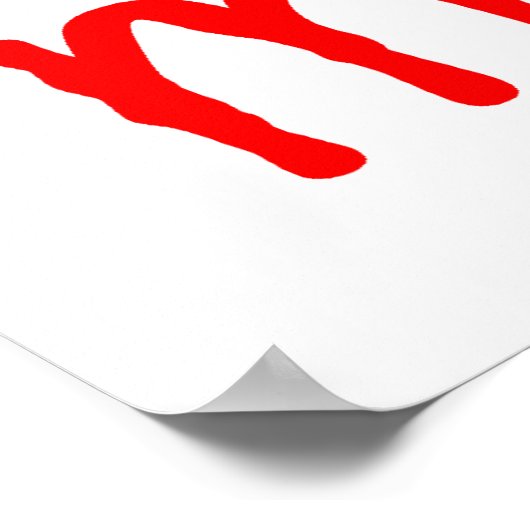 Maandag Poster Blauwte (Hoek)