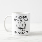 Maandag Punchen Grappige Mok (Links)
