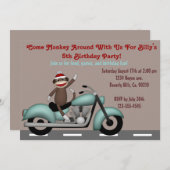 Maandag rond de motorfiets kaart (Voorkant / Achterkant)