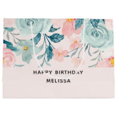 Maandag roze en groene Florentijnse grens Groot Cadeauzakje (Achterkant)