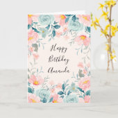 Maandag roze en groene Florentijnse grens Kaart (Gele Bloem)