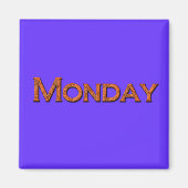 Maandag Teaching of Memory Aid Magnet (Voorkant)