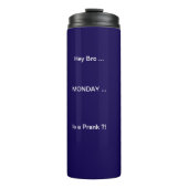 maandag thermosbeker (Voorkant)