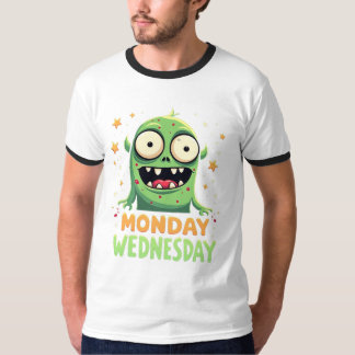 Maandag tot en met woensdag Mood – Funny Monster T T-shirt