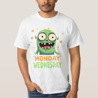 Maandag tot en met woensdag Mood – Funny Monster T T-shirt