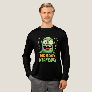 Maandag tot en met woensdag Mood – Funny Monster T Tri-Blend Shirt