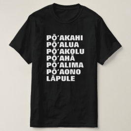 Maandag tot zondag in Hawaï T-shirt