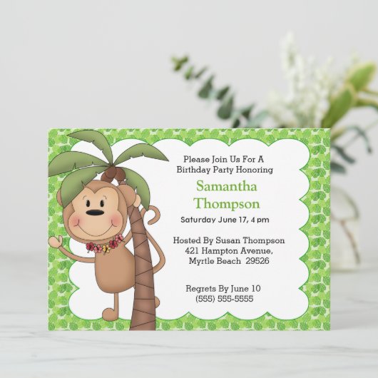 Maandag - Uitnodigingen (Staand voorkant)