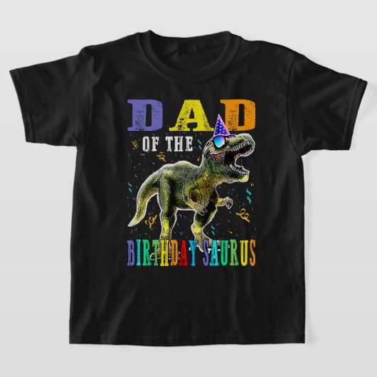 Maandag van de verjaardag van de Saurus Dinosaur T-shirt (Laagn)