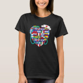 Maandag van het heilzame erfgoed van Latijns-Ameri T-shirt (Voorkant)