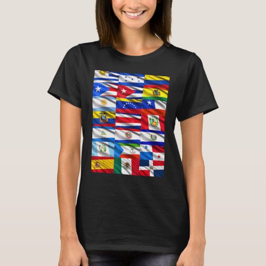 Maandag van het heilzame erfgoed van Latijns-Ameri T-shirt (Voorkant)